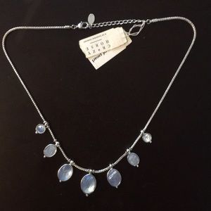 Blue Leaf Necklace